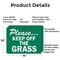 Signmission Please.Keep Off The Grass Trespassing Property OSHA Sign, Aluminum, 14in W x 10in L, 2PK OS-2PACK-CL-A-1014-L-20002 - alternate 6